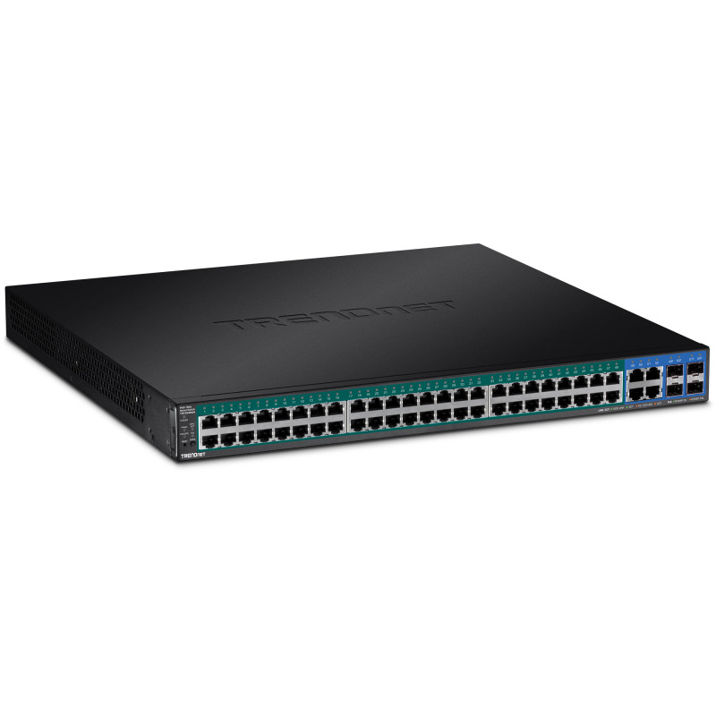 TPE-5048WS SWITCH GESTIONADO GIGABIT ETHERNET (10/100/1000) NEGRO 1U ENERGÍA SOBRE ETHERNET (POE)