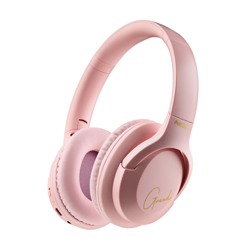 ARTICA GREED AURICULARES INALÁMBRICO Y ALÁMBRICO DIADEMA LLAMADAS/MÚSICA USB TIPO C BLUETOOTH ROSA