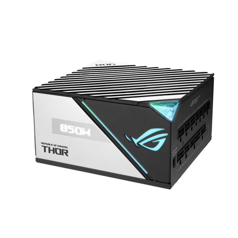 ROG THOR 850W PLATINUM II UNIDAD DE FUENTE DE ALIMENTACIÓN 20+4 PIN ATX NEGRO, AZUL, GRIS