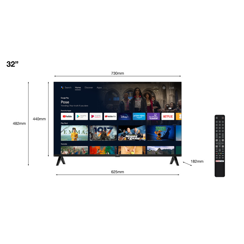 S54 SERIES 32S5400AF TELEVISOR 81,3 CM (32\") FULL HD SMART TV WIFI NEGRO