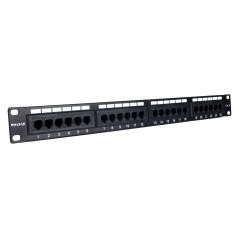 PATCH PANEL 19\" 24P CAT.6 UTP RJ45 DUAL 1U - PU 2420