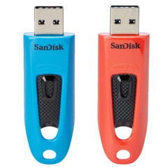 ULTRA UNIDAD FLASH USB 64 GB USB TIPO A 3.0 AZUL, ROJO