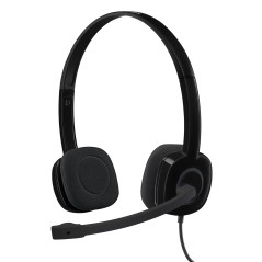 H150 STEREO HEADSET AURICULARES ALÁMBRICO DIADEMA OFICINA/CENTRO DE LLAMADAS NEGRO