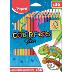 ESTUCHE 36 LÁPICES DE COLORES MAPED COLOR`PEPS