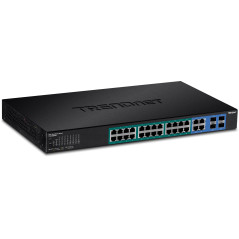 TPE-5028WS SWITCH GESTIONADO GIGABIT ETHERNET (10/100/1000) NEGRO 1U ENERGÍA SOBRE ETHERNET (POE)