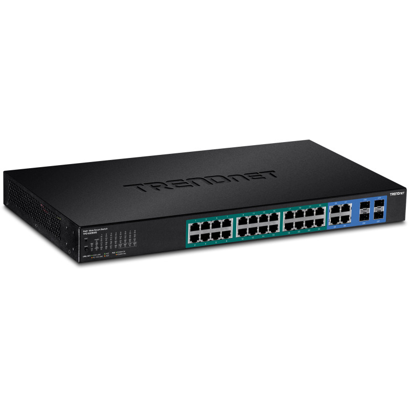 TPE-5028WS SWITCH GESTIONADO GIGABIT ETHERNET (10/100/1000) NEGRO 1U ENERGÍA SOBRE ETHERNET (POE)