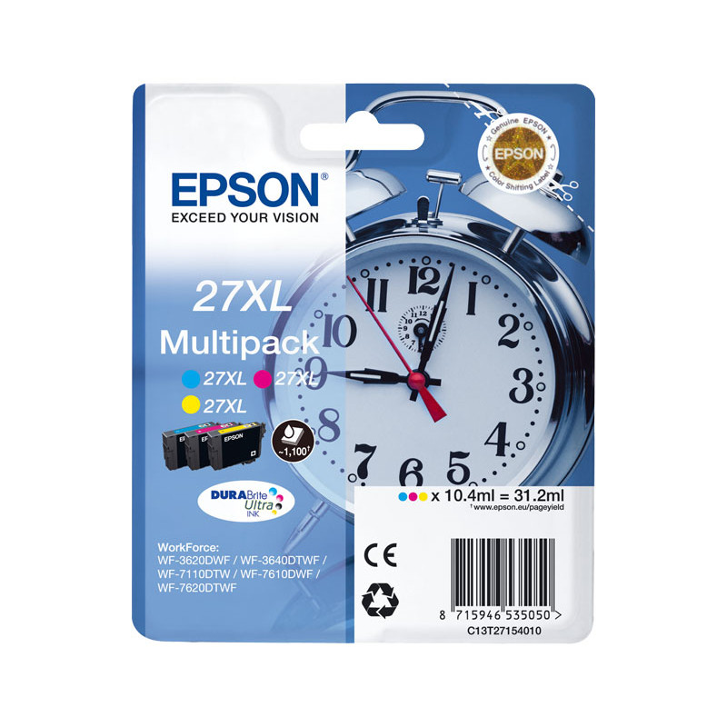 MULTIPACK INKJET EPSON ORIGINAL Nº27 XL