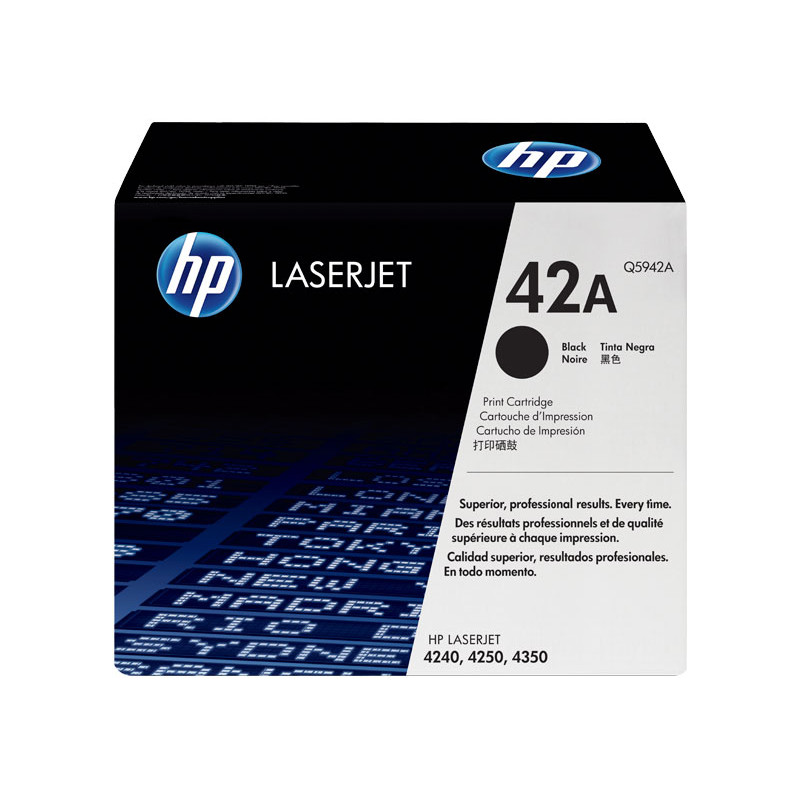 CARTUCHO DE TÓNER ORIGINAL LASERJET HP 42A