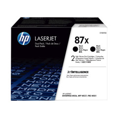 PACK DE AHORRO DE 2 CARTUCHOS DE TÓNER ORIGINAL LASERJET HP 87X