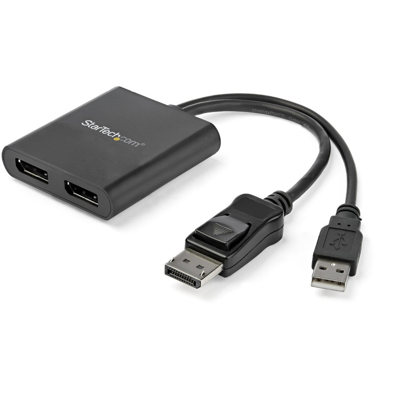 SPLITTER MULTIPLICADOR DP A 2 PUERTOS DISPLAYPORT - HUB MST