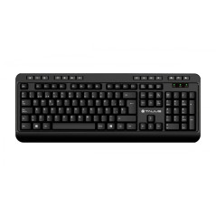 KB503 TECLADO USB QWERTY INGLÉS, ESPAÑOL NEGRO