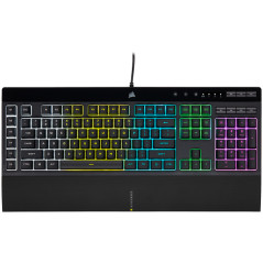 K55 RGB PRO TECLADO USB QWERTY ESPAÑOL NEGRO