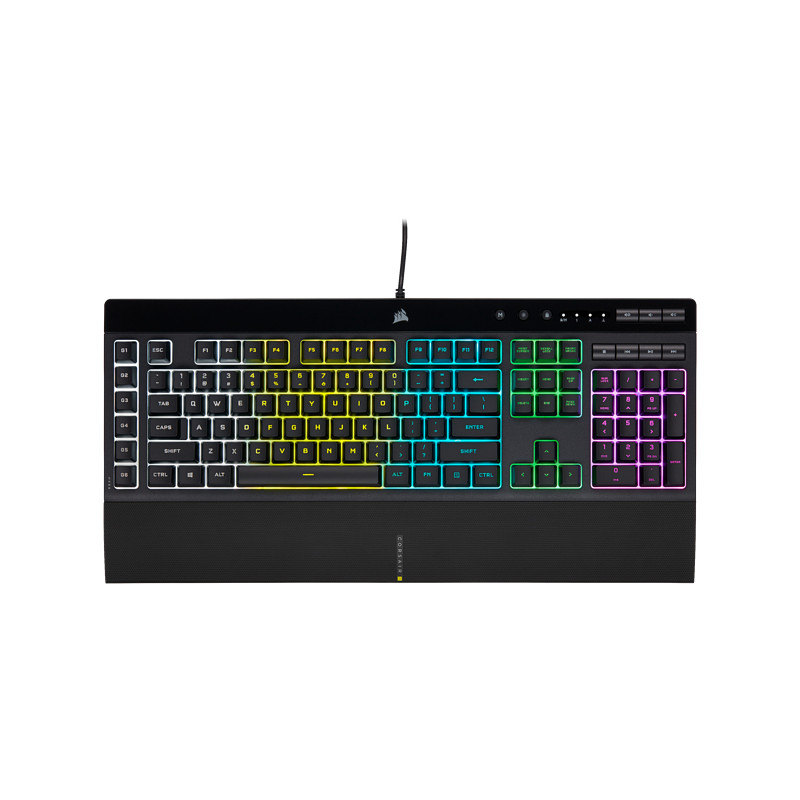 K55 RGB PRO TECLADO USB QWERTY ESPAÑOL NEGRO