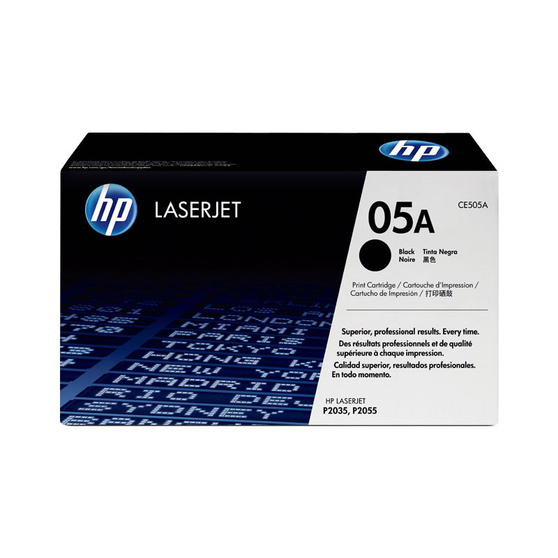 CARTUCHO DE TÓNER ORIGINAL LASERJET HP 05A