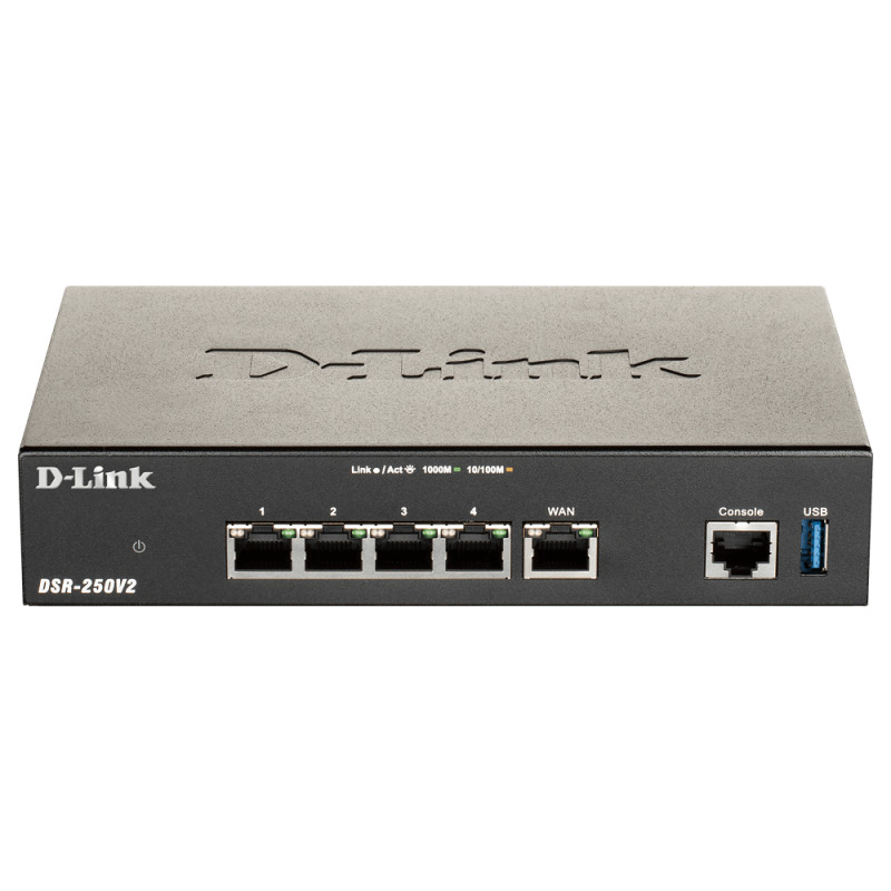 DSR-250V2 ROUTER INALÁMBRICO GIGABIT ETHERNET NEGRO