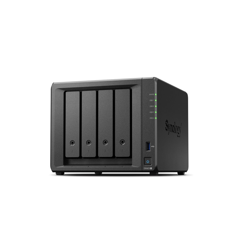 DISKSTATION DS923+ SERVIDOR DE ALMACENAMIENTO NAS TORRE ETHERNET NEGRO R1600