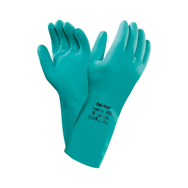 GUANTES DE PROTECCIÓN QUIMICA NITROSAFE A810 TALLA M