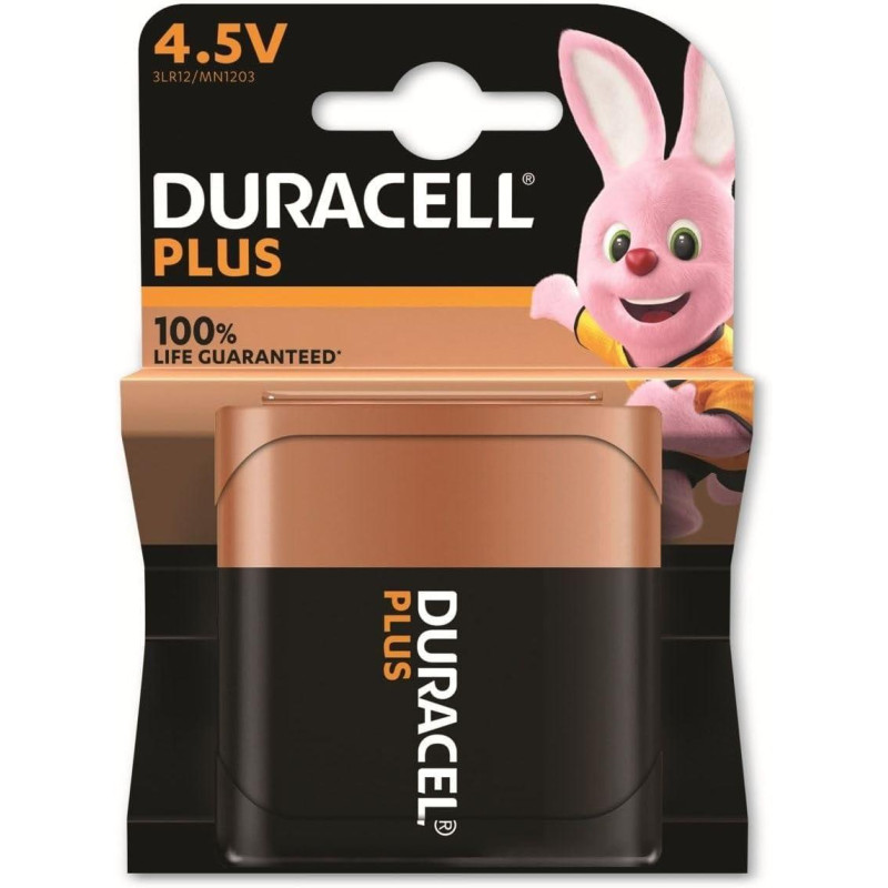 PACK 1 PILA DURACELL ALCALINA PLUS POWER 4.5V