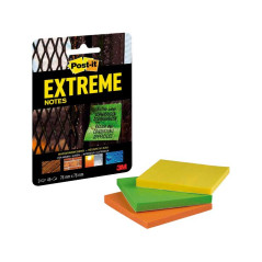 PACK 3 BLOCS NOTAS REPOSICIONABLES POST-IT EXTREME 76x76mm