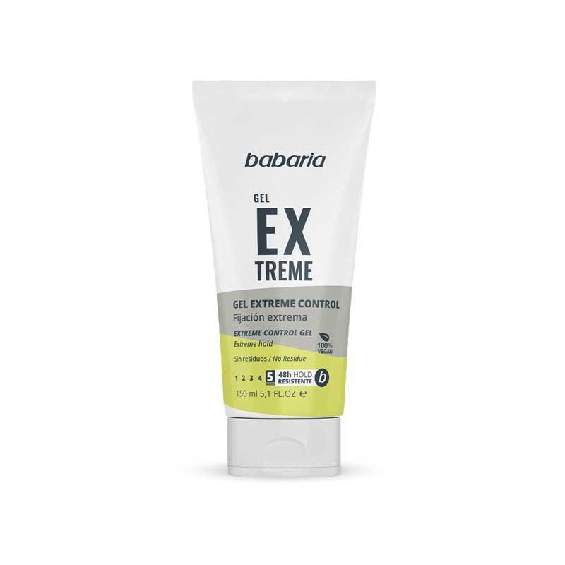 GEL FIJADOR BABARIA "EXTREME CONTROL" 150ml