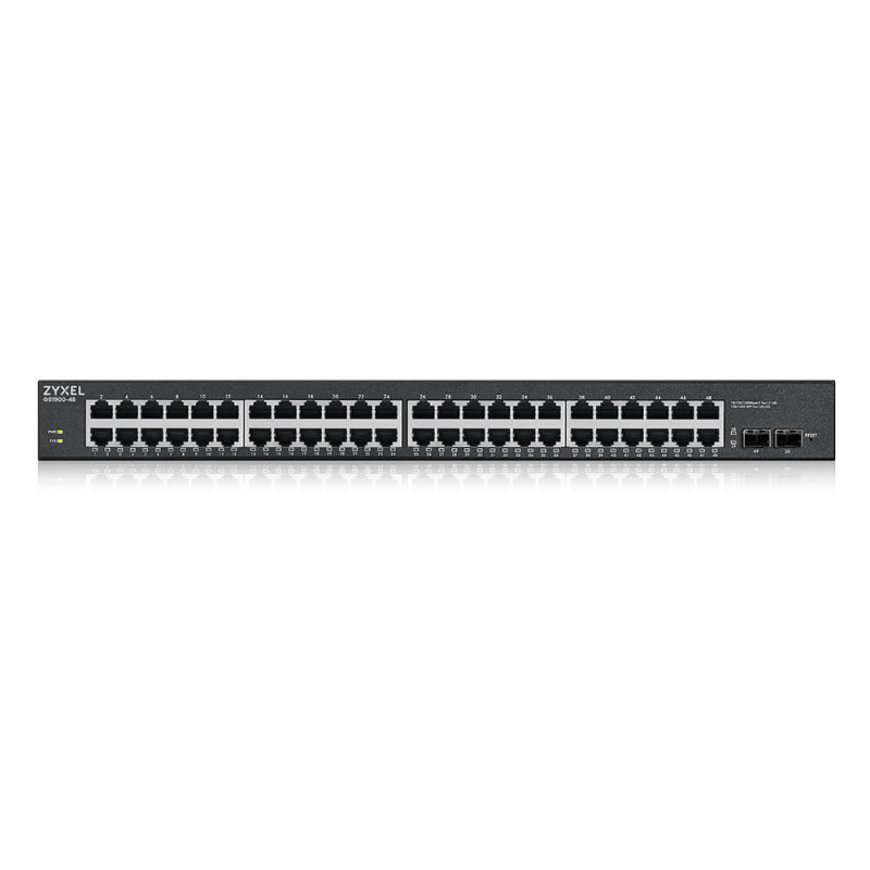 GS1900-48HPV2 GESTIONADO L2 GIGABIT ETHERNET (10/100/1000) ENERGÍA SOBRE ETHERNET (POE) NEGRO