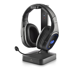 GHX-600 AURICULARES INALÁMBRICO Y ALÁMBRICO DIADEMA JUEGO MICROUSB NEGRO