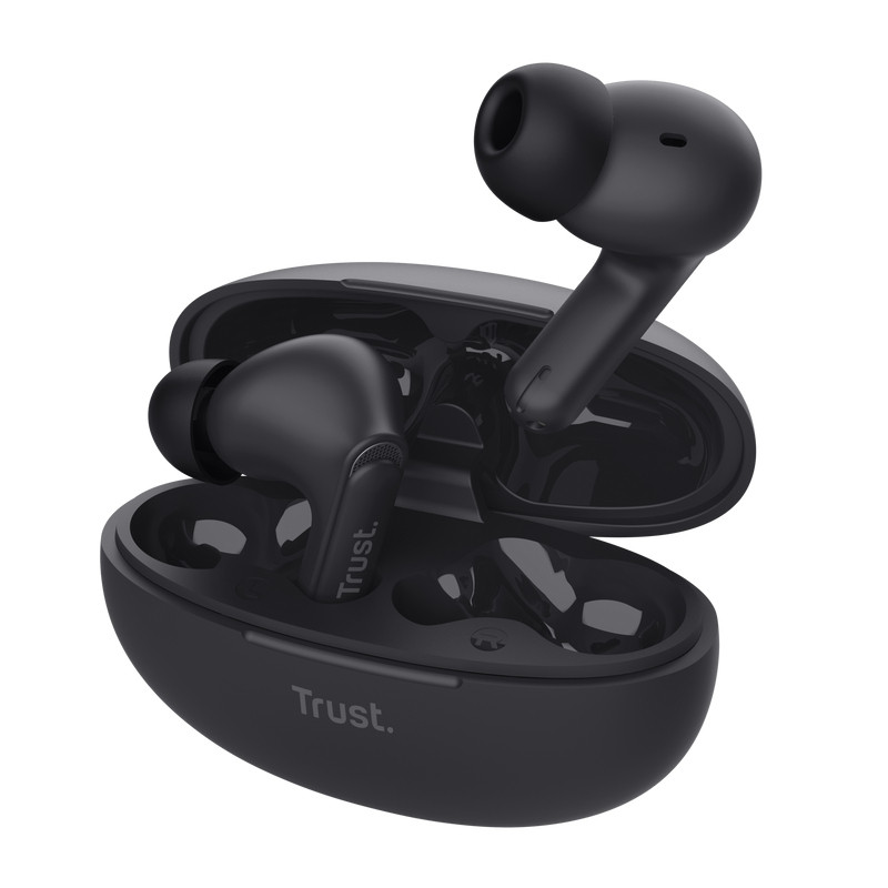 YAVI AURICULARES TRUE WIRELESS STEREO (TWS) DENTRO DE OÍDO LLAMADAS/MÚSICA USB TIPO C BLUETOOTH NEGR