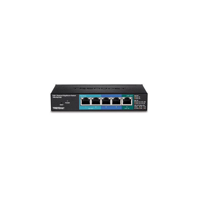 TPE-P521ES SWITCH GESTIONADO GIGABIT ETHERNET (10/100/1000) NEGRO ENERGÍA SOBRE ETHERNET (POE)