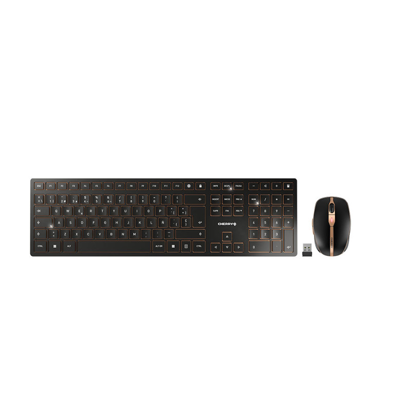 DW 9100 SLIM TECLADO RATÓN INCLUIDO RF WIRELESS + BLUETOOTH QWERTY ESPAÑOL NEGRO DW 9100 SLIM TECLADO RATÓN INCLUIDO RF WIRELESS + BLUETOOTH QWERTY ESPAÑOL NEGRO