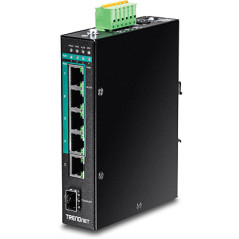 TI-PG541I GESTIONADO L2+ GIGABIT ETHERNET (10/100/1000) ENERGÍA SOBRE ETHERNET (POE) NEGRO