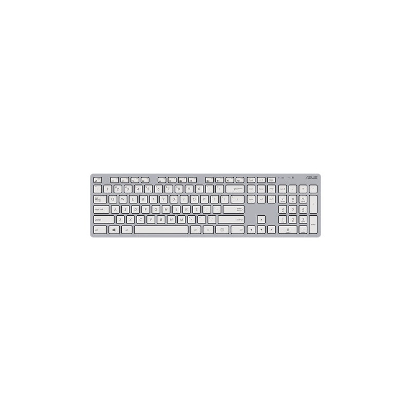 W5000 TECLADO RF INALÁMBRICO BLANCO