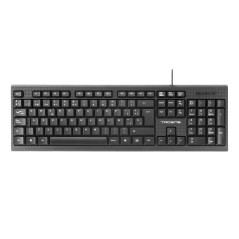 AK0ES TECLADO USB QWERTY ESPAÑOL NEGRO