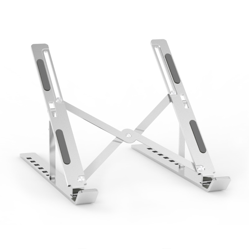 SOPORTE DE SOBREMESA AJUSTABLE PARA PORTATIL / TABLET, PLATA