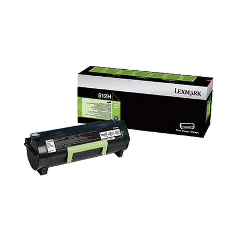 TÓNER ORIGINAL LEXMARK 512H ALTA CAPACIDAD