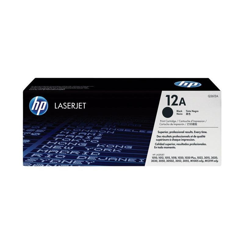 CARTUCHO DE TÓNER ORIGINAL LASERJET HP 12A