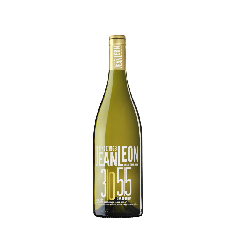 BOTELLA VINO BLANCO "PETIT CHARDONNAY 3055 JEAN LEON" 75cl