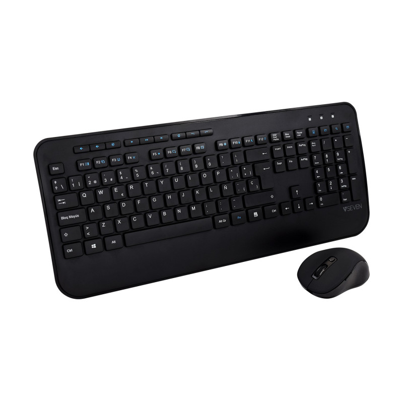 CKW300ES TECLADO FULL-SIZE CON REPOSAMUÑECAS QWERTY ESPAÑOL (NEGRO)