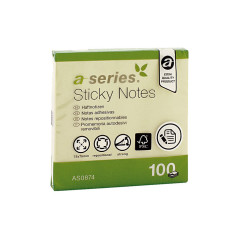 BLOC DE NOTAS A-SERIES REPOSICIONABLES 75x75mm