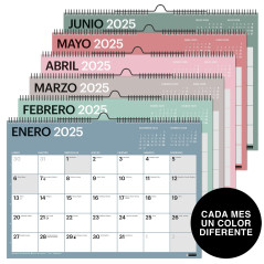 CALENDARIO DE PARED 2025 MIQUELRIUS "CHROMAT" CASTELLANO