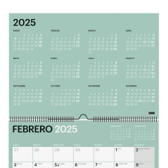 CALENDARIO DE PARED 2025 MIQUELRIUS "CHROMAT" CASTELLANO