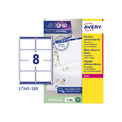 CAJA 100h ETIQUETAS AVERY ULTRAGRIP PARA ENVÍOS 99,1 x 67,7mm