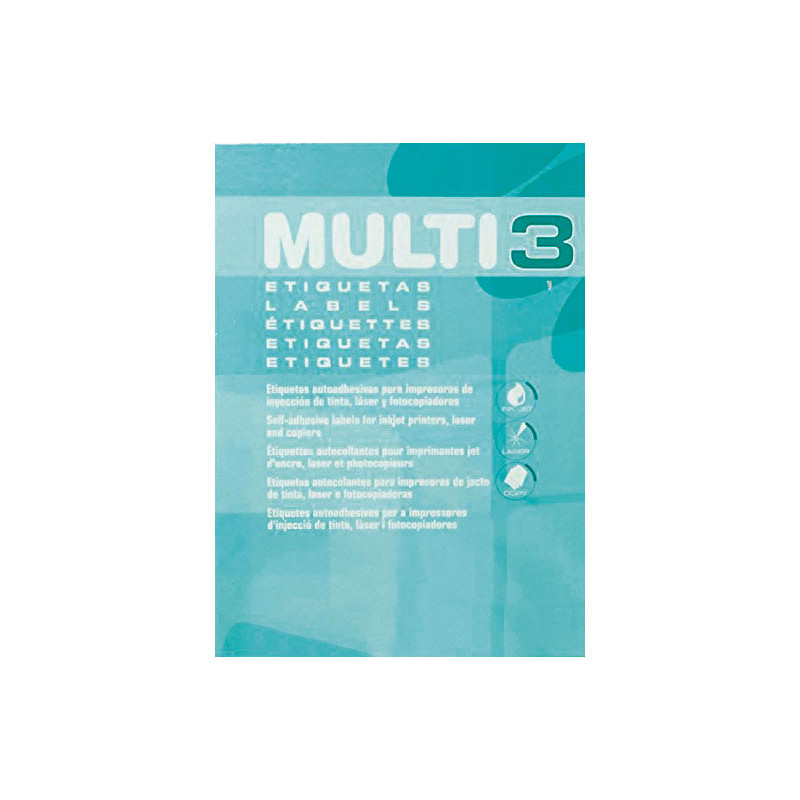 CAJA 500h ETIQUETAS MULTI3 38x21,2mm