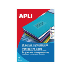 CAJA 20h ETIQUETAS APLI POLIÉSTER 63,5x38,1mm