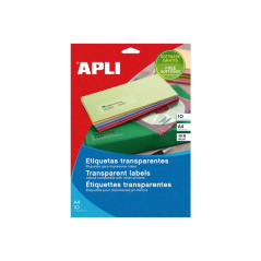 CAJA 10h ETIQUETAS APLI POLIÉSTER 99,1x38,1mm