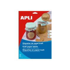 CAJA 10h ETIQUETAS APLI KRAFT 210 x 297mm