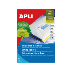 CAJA 100h ETIQUETAS APLI Ø60mm