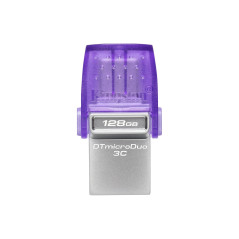 DATATRAVELER MICRODUO 3C UNIDAD FLASH USB 128 GB USB TYPE-A / USB TYPE-C 3.2 GEN 1 (3.1 GEN 1) ACERO