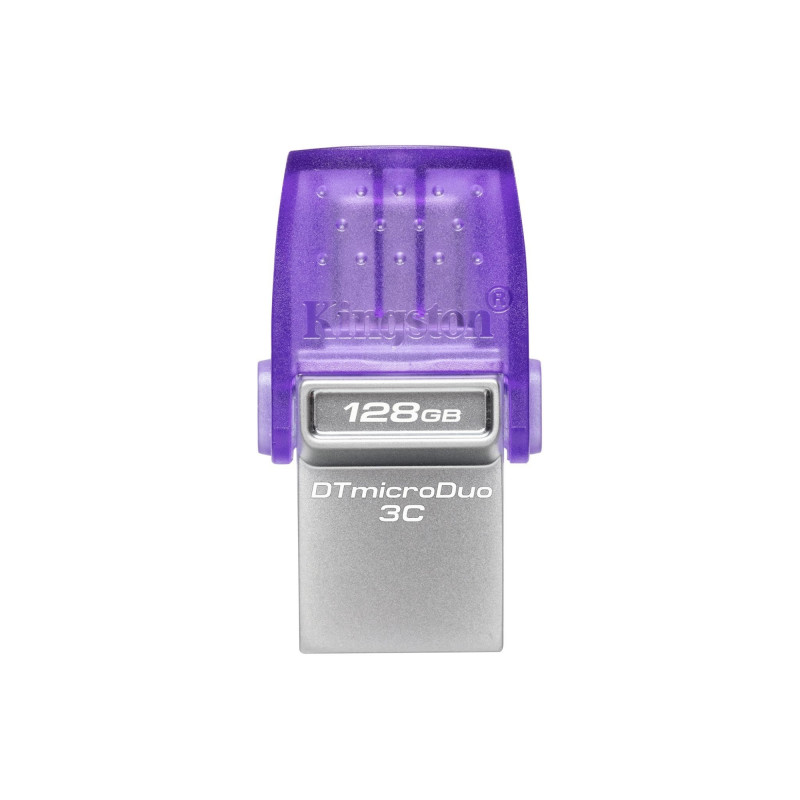 DATATRAVELER MICRODUO 3C UNIDAD FLASH USB 128 GB USB TYPE-A / USB TYPE-C 3.2 GEN 1 (3.1 GEN 1) ACERO