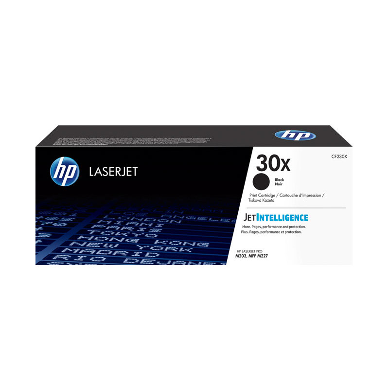 CARTUCHO DE TÓNER ORIGINAL LASERJET HP 30X DE ALTA CAPACIDAD