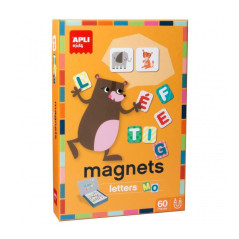 CAJA 60 IMANES APLI KIDS "MAGNETS: LETRAS"